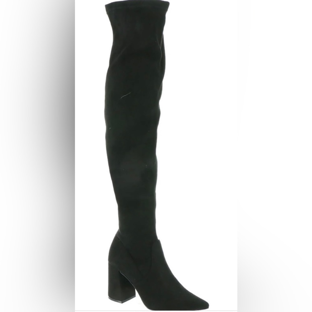 Steve Madden thigh, high suede boots